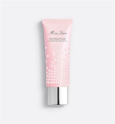 miss dior gel sorbet|Miss Dior Shimmering Rose Sorbet Body Gel.